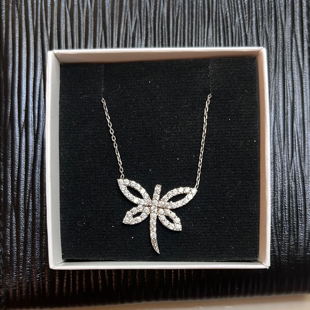 Sterling Silver Dragonfly Necklace
